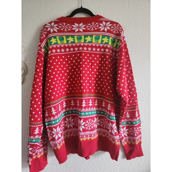 SpongeBob Square Pants Ugly Christmas Sweater Size L - Picture 5 of 10